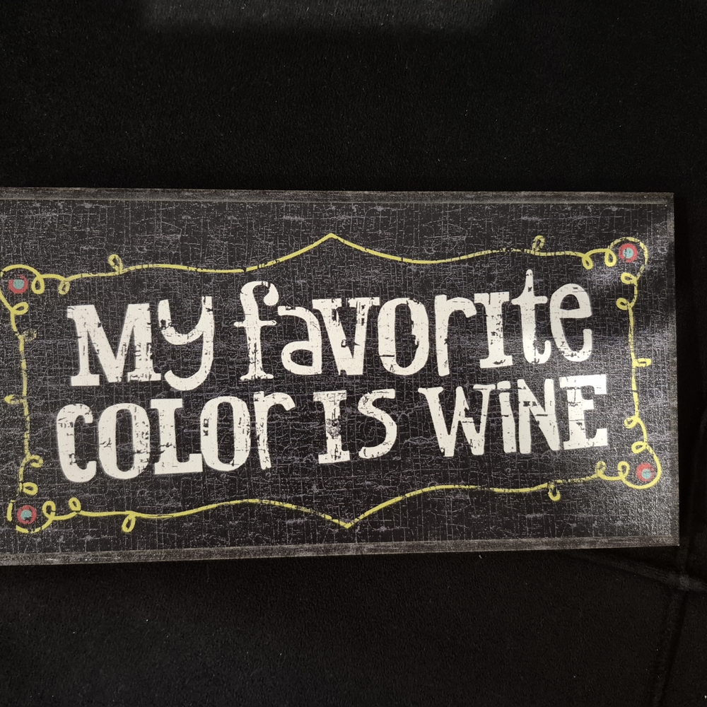 Black and White Decorative Sign